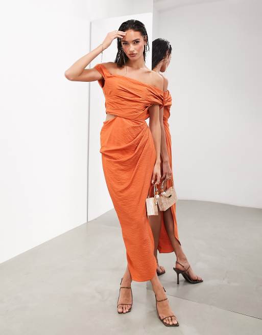 Asos grecian maxi sales dress