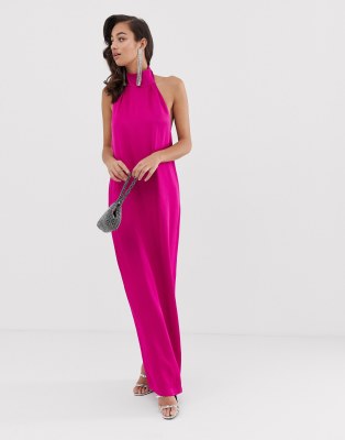 asos magenta dress