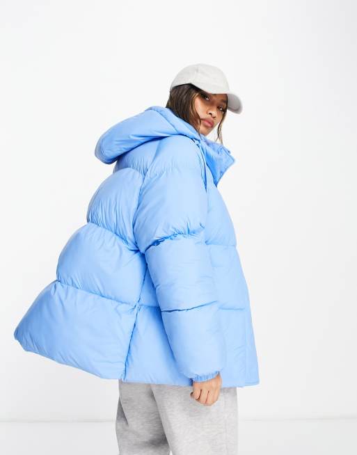 Long puffer store coat women's asos