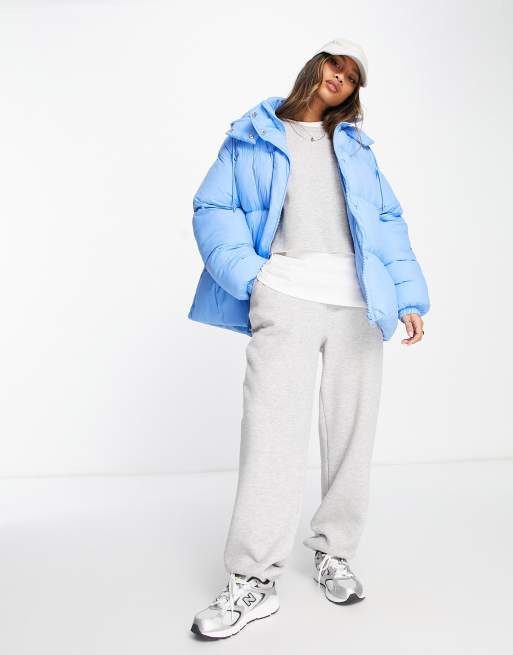 Hooded Puffer Jacket - Night Blue