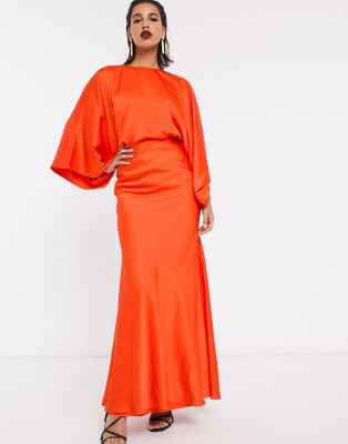 karen millen red wrap dress