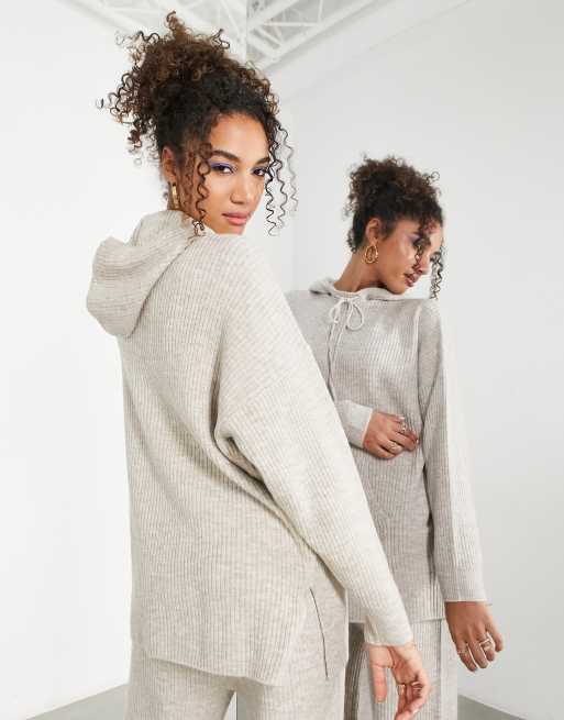 Oversized store knit hoodie