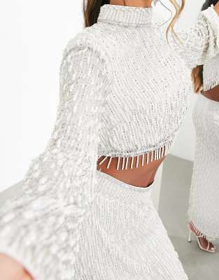 embellished crop top asos
