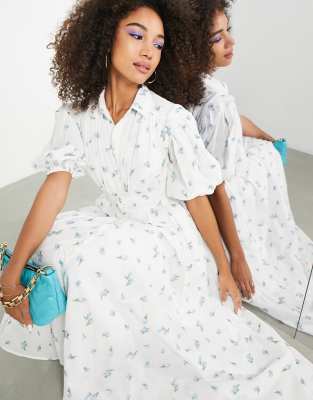 ASOS Embroidered Shirt Dress