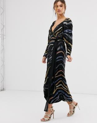 asos wrap dress