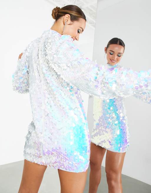 Iridescent 2025 sequin dress