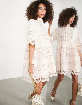 ASOS Embroidered Shirt Dress