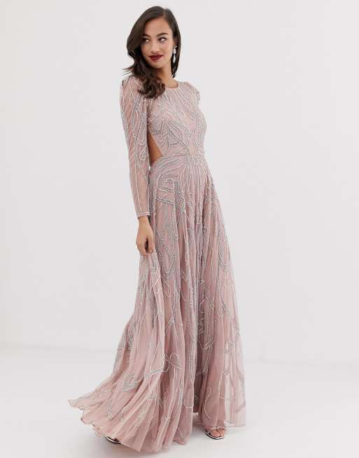 Asos embellished cheap maxi dress