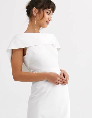 asos white dress wedding