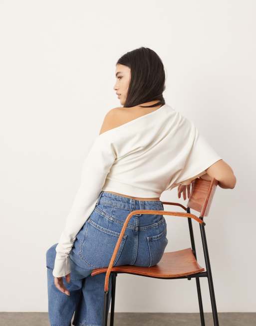 Asos one shoulder top hotsell