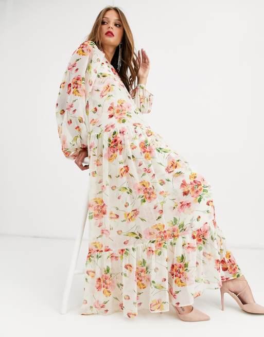 Oversized hotsell floral dress