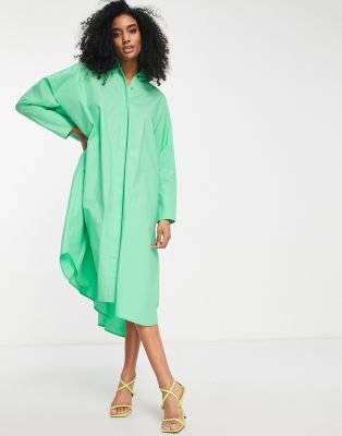 midi oversized shirt dress