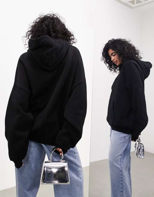 ASOS EDITION oversized premium heavy weight hoodie in black ASOS