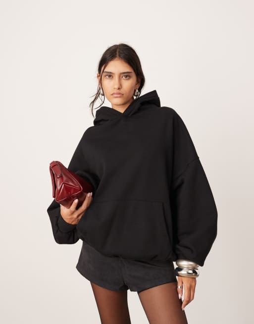 ASOS EDITION oversized premium heavy weight hoodie in black ASOS