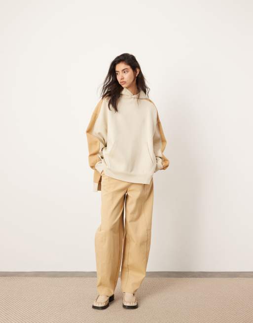Asos colour block hoodie hot sale