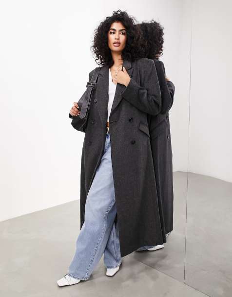 Dark grey 2024 coat womens