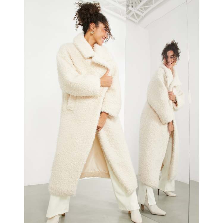 White long 2025 teddy coat