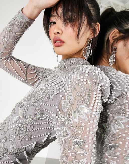 seethru mini dress Jovani 39015