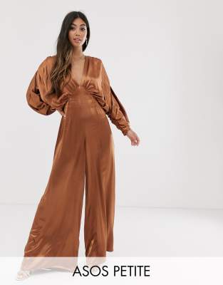 satin jumpsuit petite