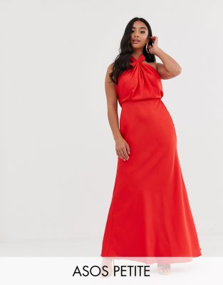 maxi halter neck dress