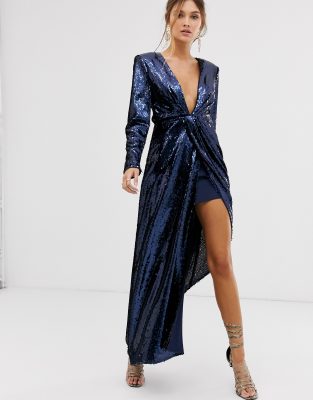 plunge dress asos