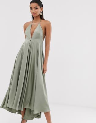 plunge dress asos