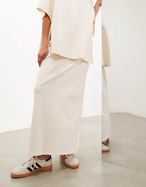 Linen 2025 jersey skirt