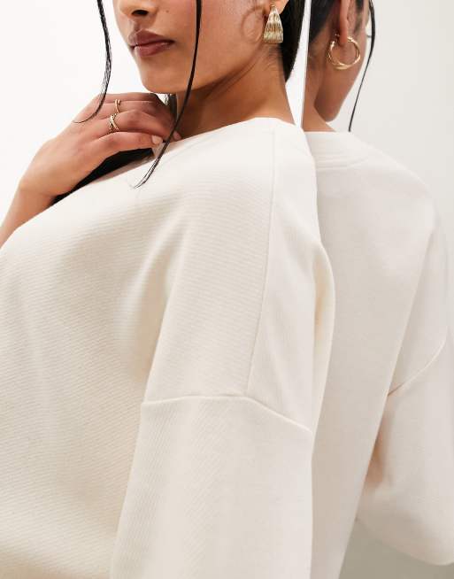ASOS EDITION premium heavy weight textured jersey oversized