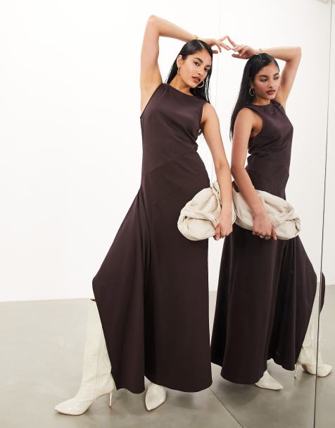 Brown Maxi Dresses | Shop at ASOS