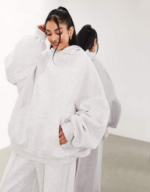 ASOS EDITION premium oversized heavyweight hoodie and sweatpants in oatmeal