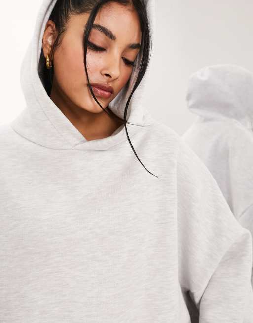 Asos white hoodie women's hot sale