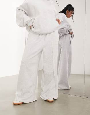 Oversize grijze joggingbroek dames Koreaanse mode zwarte jogging effen kleur sportbroek losse broek met wijde pijpen kopen vanaf een prijs van 6.36