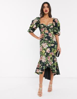 romantic floral dress