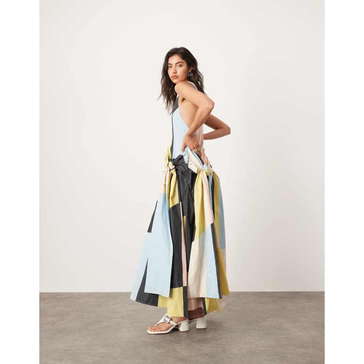 スカート theredthread S drape knot maxi skirt THEREDTHREAD / ザ