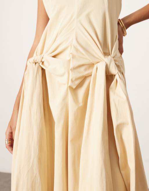 chinese dress ladies Florence Knotted Maxi Dress – YG COLLECTION main image 0