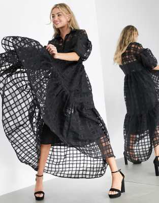 robe chemise organza