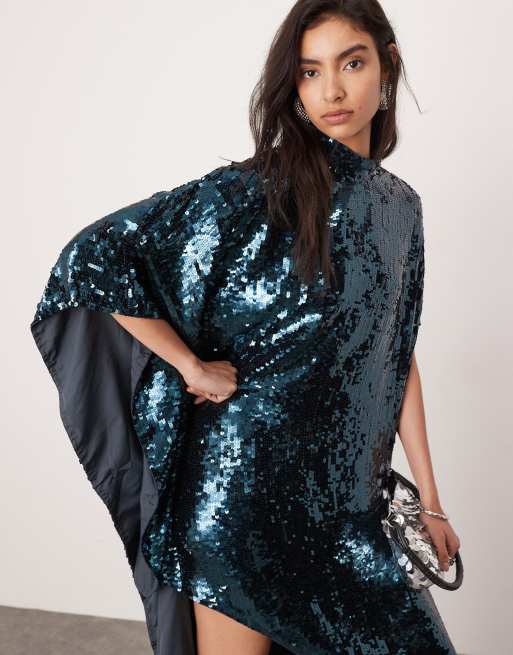 Robe effet cape sales