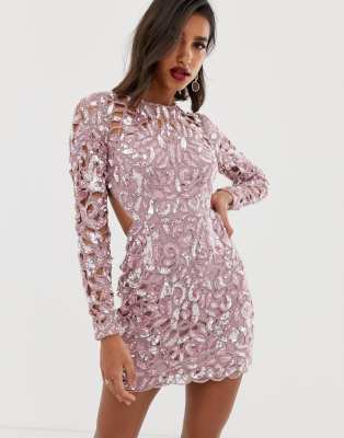 Asos shop robe sequin