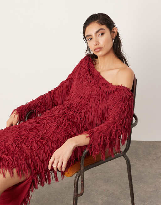 Asos robe rouge sale