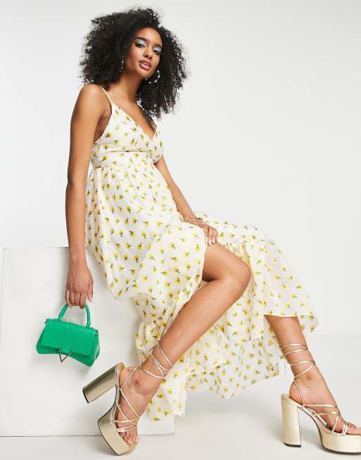 Asos robe outlet jaune