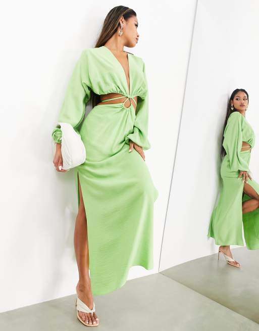 Asos robe verte best sale