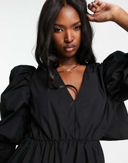 Asos robe manche online longue