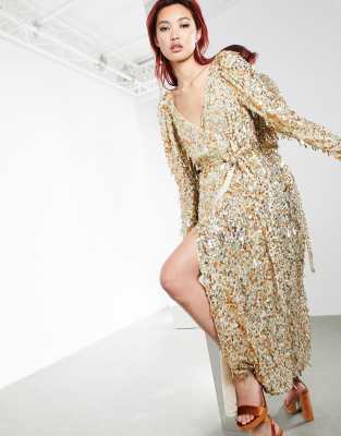 robe asos sequin