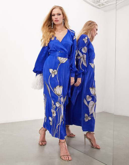 Robe discount asos bleu