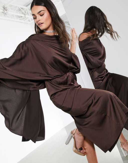 Asos 2024 brown dress