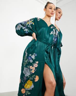 my closet / MEDI FOREST EMBROIDERY DRESS