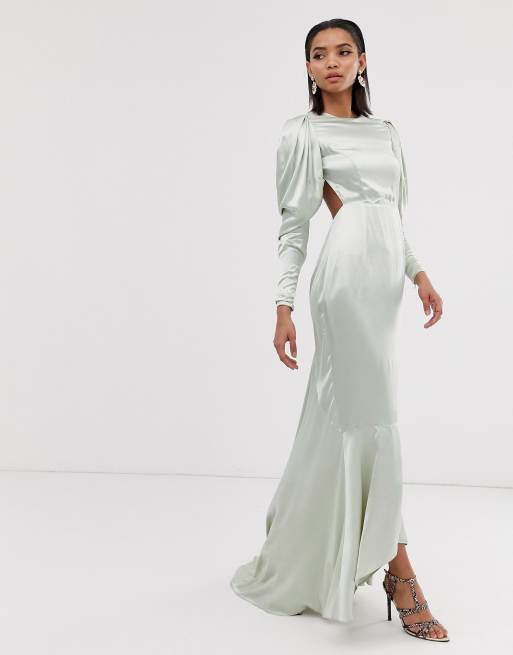 Fishtail dress hot sale asos