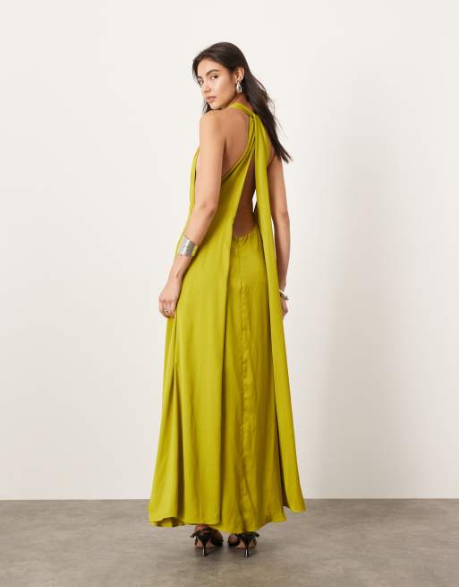 Asos chartreuse dress hotsell