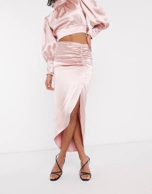 asos satin skirt
