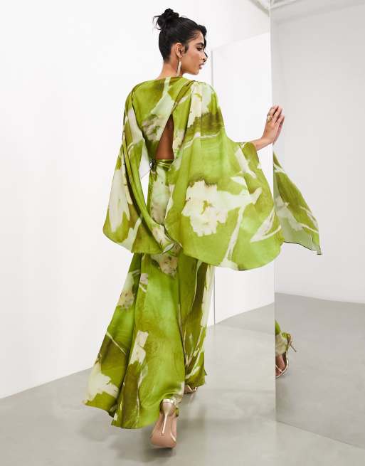 green grecian style dress Grecian Crochet Maxi Dress Green – blackpearlshop.co.uk main image 1